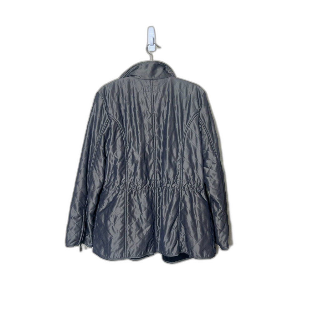 Pendleton Lightweight Gray Silver Puffer Anorak Q… - image 3